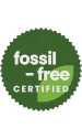 Certified by Bank Green as free of fossil fuel investment